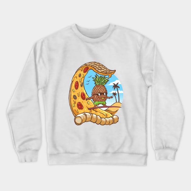 Hawaiian Pizza Crewneck Sweatshirt by GranJefe